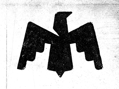 Maha Music Festival bird black blackhawk festival grunge maha music omaha stamp