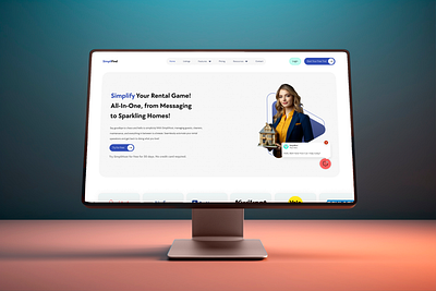 Simplifind - Rental Management Platform animation animations app dashboard design designer google design graphic design landing landing page naseebdesigner saas top trends ui uiux uiuxdesign user interface website