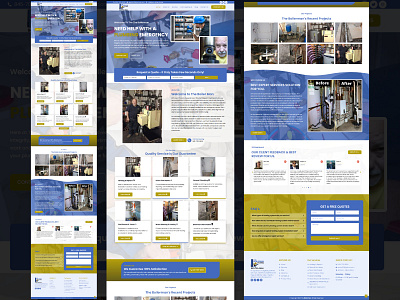 Plumbing website branding plumbing ui uiux website website design wordpress