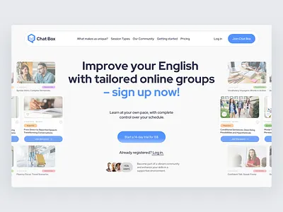 Chat box - main page branding graphic design product design ui ux