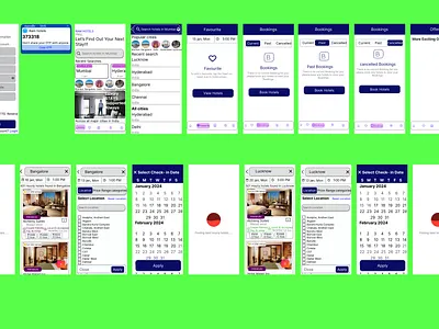 Hotel Apps Design app design designs full hotel hotel apps hotel manegment kit mobile ui