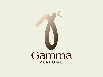 Gamma Perfume Logo abstractlogo branding brandlogo design gamma gammaperfume graphic design lettermark logo perfumebrand typography