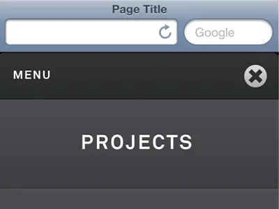New Menu - Phone mobile ui web app
