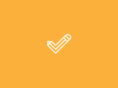 Chencil (gif) check gif icon pencil yellow