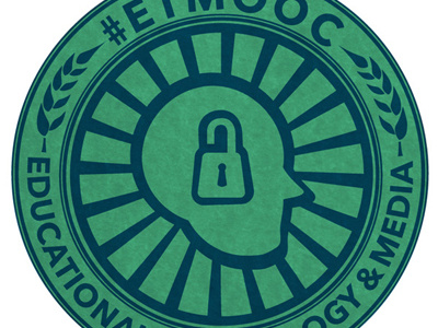 Work in Progress. #etmooc logo/badge. logo