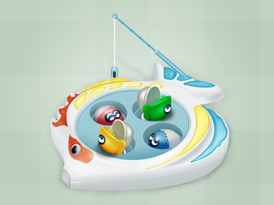 Fishing toy fish fun kids pool toy