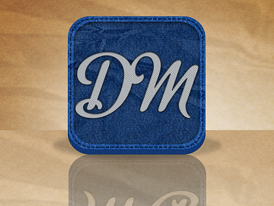 Fabric Icon app david dm fabric icon ios moore stitching texture