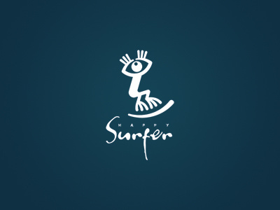 Happy Surfer abstract eye people surf