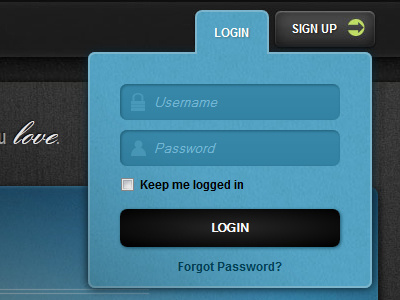 Yoledo.com - login form annual blue dropdown header login personal review saas signup website year end