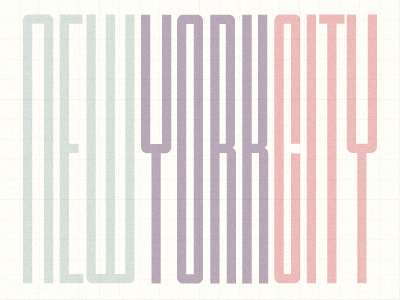 Dribbble 4 compressed nyc typography