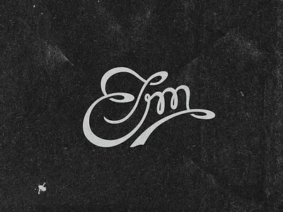 Em em logo typo