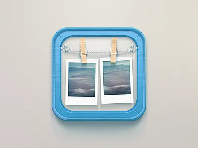 Photos Icon apple blue celegorm china clean clip hook icon images instax ios ipad iphone light photos pictures rope travel wood