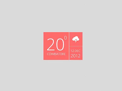 Weather Widget metro metro design minimal ui user experience userinterface ux weather weather widget