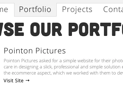 Portfolio Typography