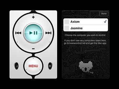 Koala Control App app control iphone koala mysterious