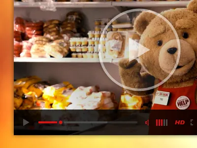 Minimal Video Player player ui video video player web web elements