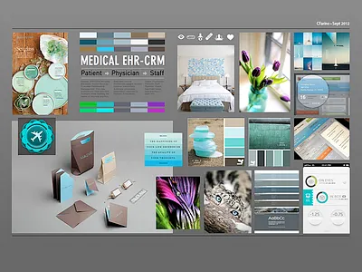 Mood Board creative design gui mood board ui ux