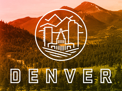 Movin' to... 303 colorado denver mountains typefight icon