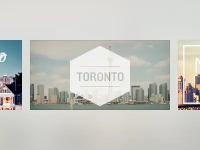 Toronto City Card cards city toronto typography