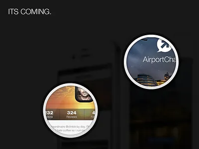 ITS COMING. airport airport chatter iphone