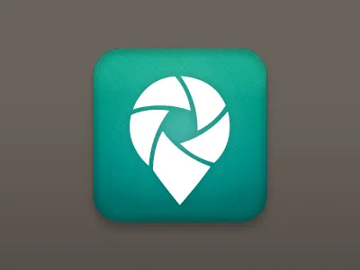 App Design app camera deals icon iphone location logo shutter ui