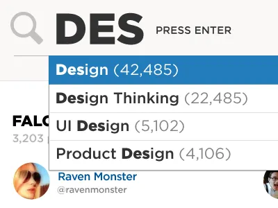 Auto-complete auto complete list