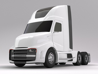 Freightliner Concept Truck 3d c4d cinema 4d freightliner rendering truck vray