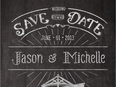 Save the Dates black chalk chalk board custom lettering save the date wedding white wood