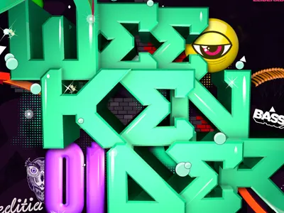 Weekender bucharest gimmickal gmk poster razvan coste weekender