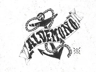 Aldemoño hand lettering lettering pablo moreno typography