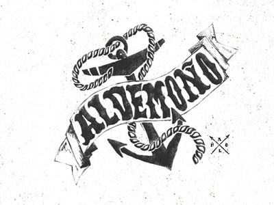 Aldemoño hand lettering lettering pablo moreno typography