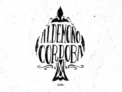 Aldemoño hand lettering lettering pablo moreno typography