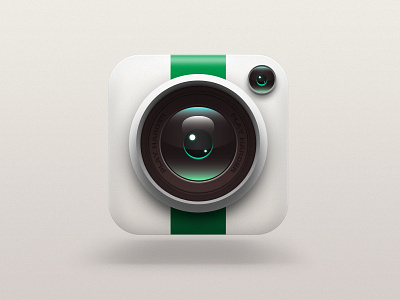 Camera Icon app camera china icon ios iphone lens soft ui white