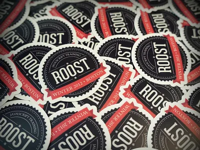 Roost Stickers badge bocoup boston conference developer javascript roost sticker training