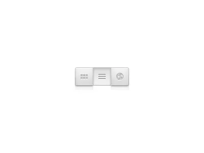 3 Button Navigation 3 button navigation active active button button button shadow buttons clean deep shadow design earth grey grey buttons grid grid icon nav nav design navigation pressed button pressed nav shadow ui ui design ux ux design view white