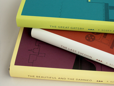 F. Scott Fitzgerald book covers book jackets design illustration