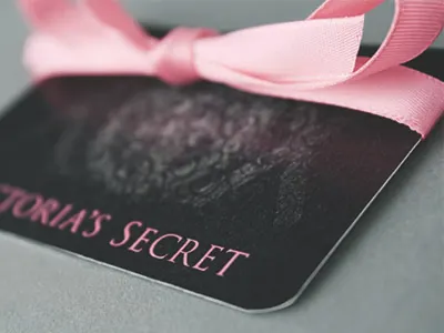 VS Gift Card Idea elegant gift card. photography hugs kisses photoshop swirls victorias secret
