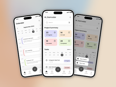 Task Management Reimagined: A Clean, Intuitive UI app design mobile design ui uiux