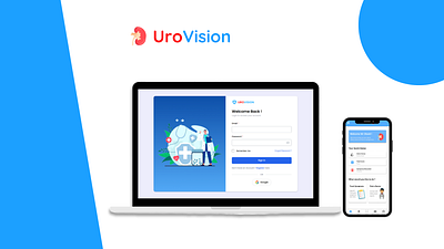 UroVision: Kidney Stone detection System healthtech kidney stone detection medical app modern ui ui design urovision ux design