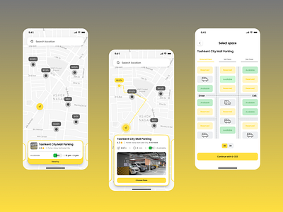 Parking App app map map app parking app