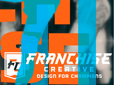 Franchise Poster 2 basketball branding franchise logo poster sports typography vintage