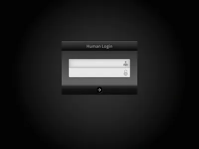 Simple Human Login human login password ui user window