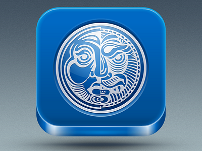 App icon app app icon blue glossy icon icons ios iphone