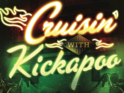Cruisin' casino glow technique neon promo elements