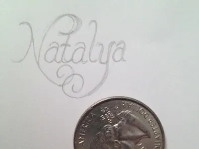 Natalya Sketch 00 doodle hand drawn lettering sketch typography