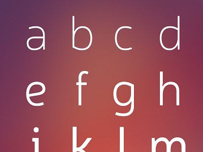 Neris lowercase 1 blur font gradient sans serif typeface