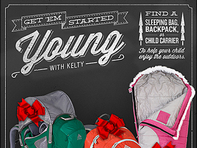 Get 'Em Started Young chalk deming email holiday knockout ribbon tree wisdomscript