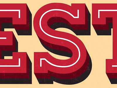 EST texture typography