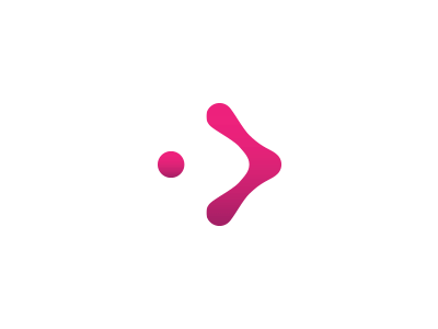 Think Forward. branding colorful continu design focus lab logo logo design logotype magenta simple