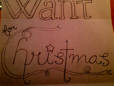 Lettering Practice lettering sketch